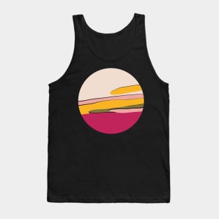 Original abstract modern minimalist design art Tank Top